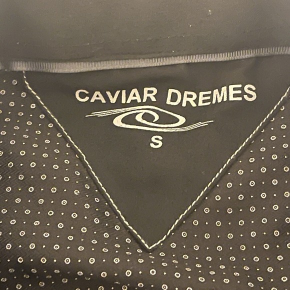 Caviar Dremes Shirt Men Small Black‎ Floral Retro Lightweight Casual Outdoors - Picture 3 of 6